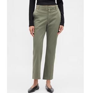 Gap Women’s 8 29 x 26 Pants Downtown Khakis Straight Chino Ankle Cotton Stretch